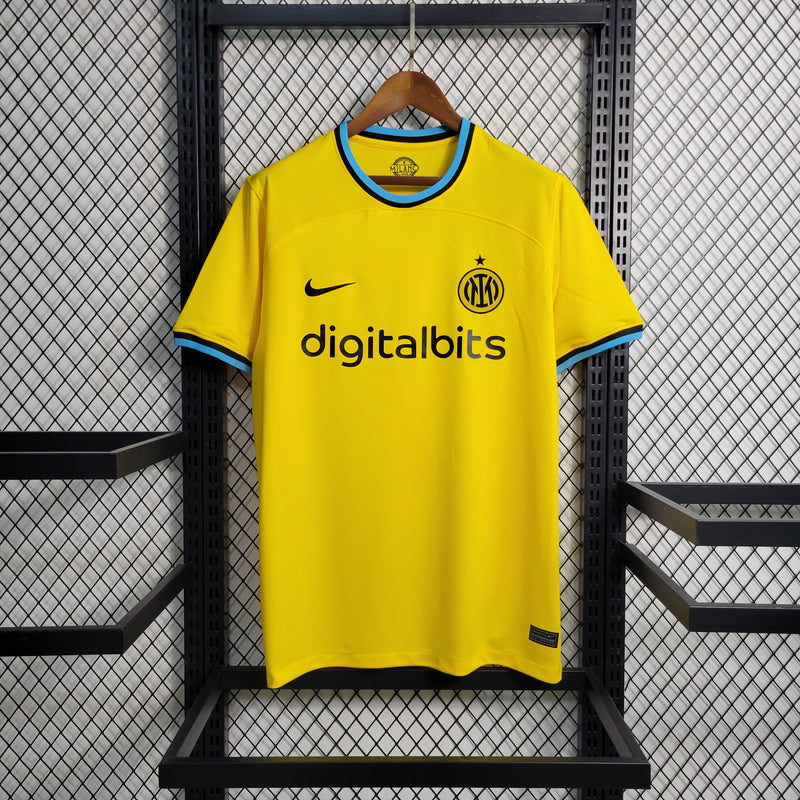 Camisa Nike Brasil I 22/23 Torcedor Pro Masculina - Amarelo
